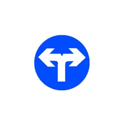左右轉(zhuǎn)彎剪頭標志牌